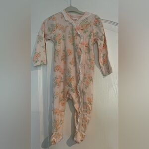 Floral Footie Pajamas